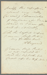Abraham Hayward to Jane Porter, autograph letter signed
