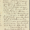 [M. Lynd?] to Miss Porter, autograph letter signed