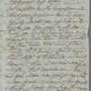 Lady Julia Lockwood to Miss Porter, autograph letter