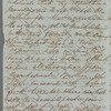 Lady Julia Lockwood to Miss Porter, autograph letter