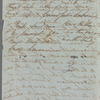 Lady Julia Lockwood to Miss Porter, autograph letter