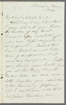 Roberta Leaf to Jane Porter, autograph letter signed