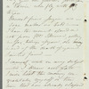 Roberta Leaf to Jane Porter, autograph letter signed