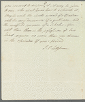 John Coakley Lettsom to Miss Porter, autograph letter signed