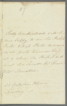 Catherine Mackintosh, Lady Mackintosh to Jane Porter, autograph letter third person