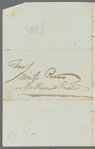 E. Maclaurin to Jane Porter, autograph letter signed