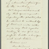 H. L. Meijer to Jane Porter, autograph letter signed