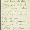 J. M. to Mrs. Put[?], autograph letter signed