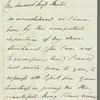 Frances Napier to Jane Porter, autograph letter signed