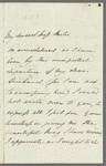 Frances Napier to Jane Porter, autograph letter signed