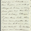 Frances Napier to Jane Porter, autograph letter signed