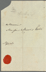 Karl von Nesselrode to Robert Ker Person, autograph letter third person