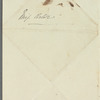 Eliza O'Neill to Miss Porter, autograph letter signed