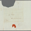 Cosmo Orme to Jane Porter, letter cover (empty)