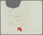 Cosmo Orme to Jane Porter, letter cover (empty)