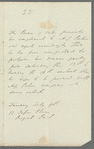 Prince of Oude, [autograph?] letter third person