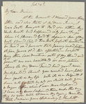 E. Plunkett to Anna Maria Porter, autograph letter signed