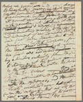 Jane Porter to unidentified sender, autograph letter (draft/copy; incomplete?)