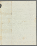 John Porter to Jane Porter, autograph letter signed
