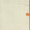 W. W. Porter to Miss Porter, autograph letter signed