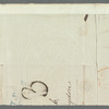Jane Porter to unidentified sender, autograph note