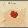 Henry John Temple, Lord Palmerston to Jane Porter, envelope (empty)