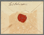 Henry John Temple, Lord Palmerston to Jane Porter, envelope (empty)