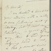 Jane Porter to John Taylor, autograph letter signed