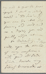 Jane Porter to John Taylor, autograph letter signed