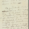 Jane Porter to John Taylor, autograph letter signed