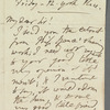 Jane Porter to John Taylor, autograph letter signed (copy?)