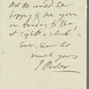 Jane Porter to John Taylor, autograph letter signed (copy?)