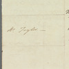 Jane Porter to John Taylor, autograph letter signed (copy?)