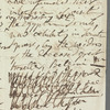 Jane Porter to John Taylor, autograph letter signed (copy?)