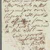 Jane Porter to John Taylor, autograph letter signed (copy?)