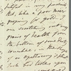Jane Porter to "My dear Sir," autograph letter (incomplete)