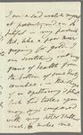 Jane Porter to "My dear Sir," autograph letter (incomplete)