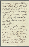 Jane Porter to "My dear Sir," autograph letter (incomplete)