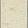 Jane Porter to Maria, autograph letter signed (copy)