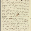 Jane Porter to "My dear Sir," autograph letter (copy?)