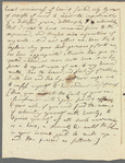 Jane Porter to "My dear Sir," autograph letter (copy?)