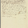 Jane Porter to "My dear Sir," autograph letter (copy?)