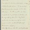 Henry Raikes to Miss Porter, autograph letter signed