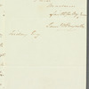 Samuel William Reynolds to "Madam," autograph letter signed