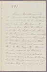 Baron Gustaf Algernon Stierneld to Jane Porter, autograph letter third person