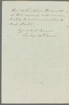 Baron Gustaf Algernon Stierneld to Jane Porter, autograph letter third person