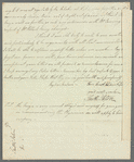 Saith Satoore to Jane Porter, autograph letter signed