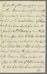 Saith Satoore to Jane Porter, autograph letter signed
