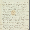 Henry Seymour to Miss Porter, autograph letter signed