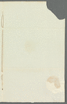 Henry Seymour to Miss Porter, autograph letter signed